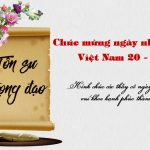 Những lời chúc ngày 20/11 hay và ý nghĩa